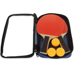 Table Tennis Racket Training Set with Two Paddles and Three Balls