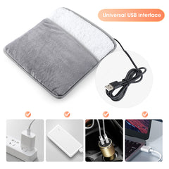 USB Electric Heating Pad for Home Use (Warm Feet & Waist)