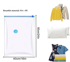 Vacuum Storage Bags for Comforters and Clothes (1/2/4 Pack)