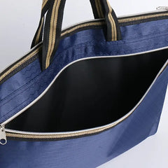 Portable Oxford Cloth Zipper Briefcase for A4 Documents