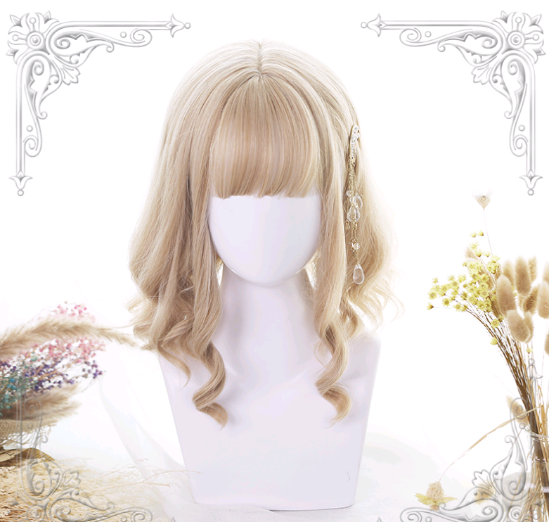 Lolita Wig - Short Curly Roman Style Hairpiece