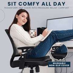 XL Gel Seat Cushion for Office Chair Car Truck Gaming Chairs