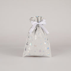 Simple Drawstring Christmas Gift Bag Set