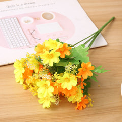 28-Head Faux Flower Decorative Arrangement for Home