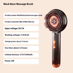 Household Red & Blue Light Massage Hair Comb
