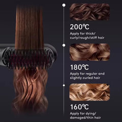 2-in-1 Wireless Hair Straightener Comb