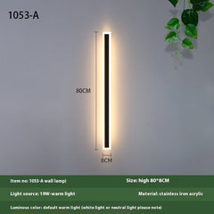 Minimalist Outdoor Waterproof LED Wall Lamp