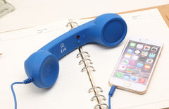 Retro Wired Phone Handset for Mobile Devices