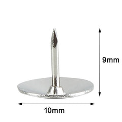 400-Piece Metal Push Pins in Gold and Silver