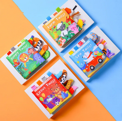 Baby Animal Tail Cloth Book