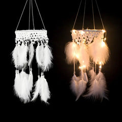 Creative Dream Catcher Night Light Hanging Ornament
