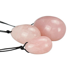 Natural Rose Quartz Egg Massage Stone for Women