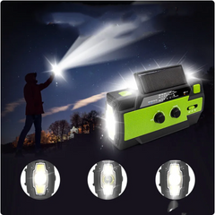 Solar Hand-Crank Emergency Radio