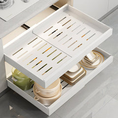 Punch-free Retractable Cabinet Pull-out Rack