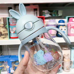 Cartoon Kids Straw Cup 280ml