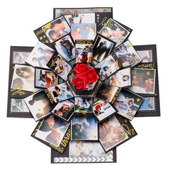 Hexagonal DIY Pop-up Photo Album Gift Box