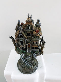 Haunted Mansion, with LED tea light, Full Color