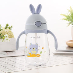 Cartoon Kids Straw Cup 280ml