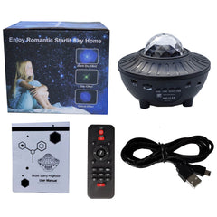 LED Bluetooth Glaxy Music Projector Light