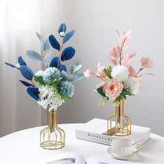 Nordic Style Iron Metal Vase for Hydroponic Decor