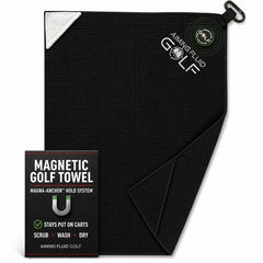 Magna-Anchor™ Magnetic Golf Towel – Stubby (16×24)