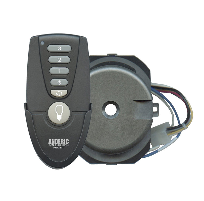 Anderic MR77A.2-RR7222T434-KIT Replacement Altura Ceiling Fan Remote Control Kit for Home Decorators Collection