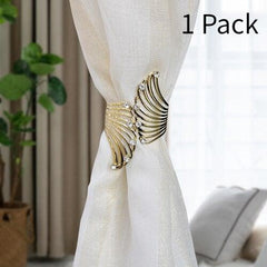 Angel's Wing Curtain Strap Modern Simple Curtain Clip Without Punching And Installation Of Metal Decorative Curtain Buckle Curtain Tiebacks Clips For Window Drapes Holdbacks Decorative Sheer Curtain Tiebacks For Girl' Room