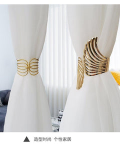 Angel's Wing Curtain Strap Modern Simple Curtain Clip Without Punching And Installation Of Metal Decorative Curtain Buckle Curtain Tiebacks Clips For Window Drapes Holdbacks Decorative Sheer Curtain Tiebacks For Girl' Room