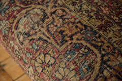 Antique Persian Kerman Rug Ottoman Coffee Table