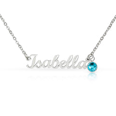 Personalized Birthstone Necklace