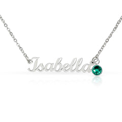 Personalized Birthstone Necklace