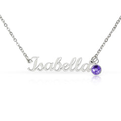 Personalized Birthstone Necklace