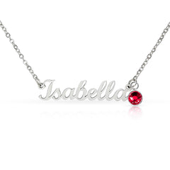 Personalized Birthstone Necklace