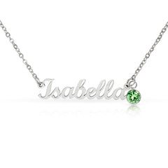 Personalized Birthstone Necklace