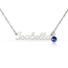 Personalized Birthstone Necklace