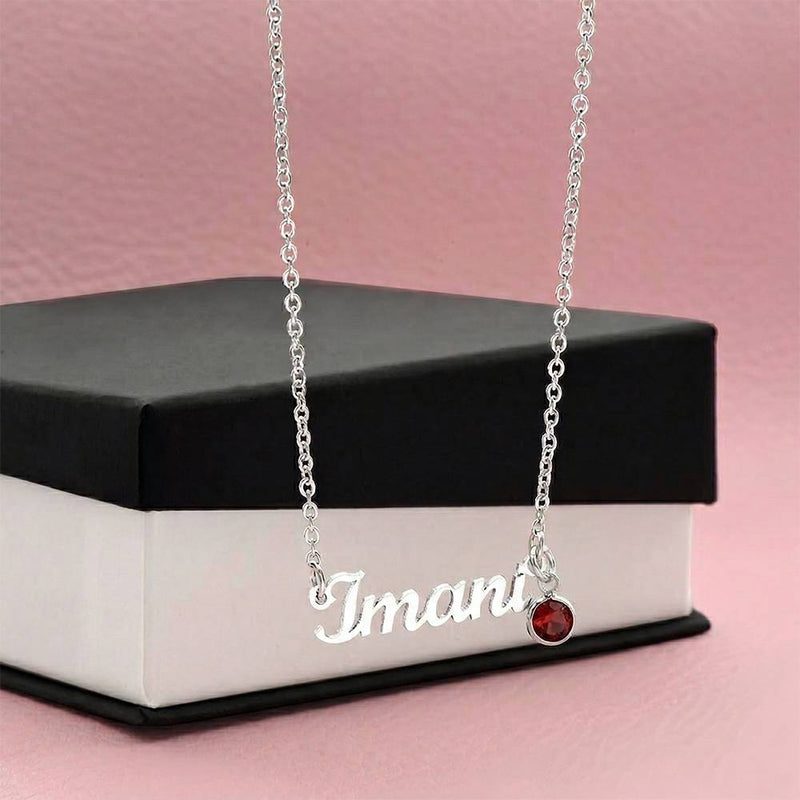 Personalized Birthstone Necklace