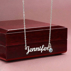 Personalized Birthstone Necklace