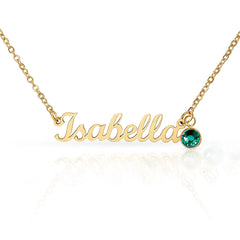 Personalized Birthstone Necklace
