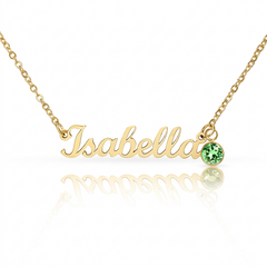 Personalized Birthstone Necklace