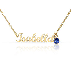 Personalized Birthstone Necklace