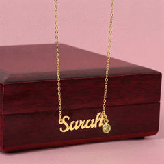 Personalized Birthstone Necklace