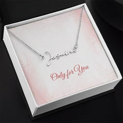 Only for You - Signature Style Name Necklace