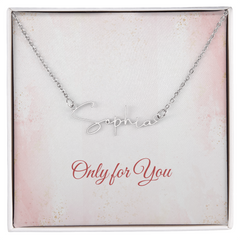 Only for You - Signature Style Name Necklace