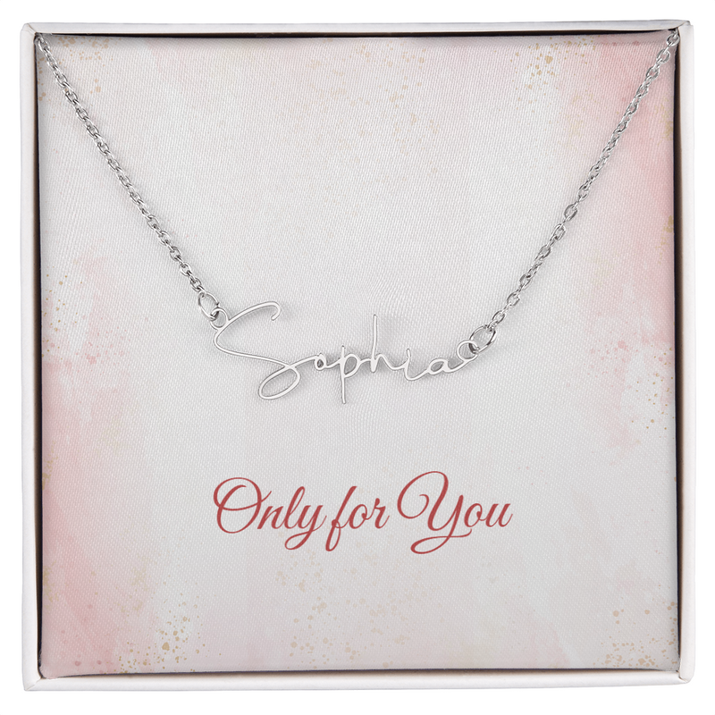 Only for You - Signature Style Name Necklace