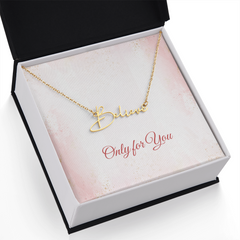 Only for You - Signature Style Name Necklace