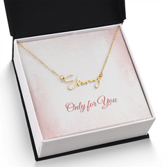 Only for You - Signature Style Name Necklace