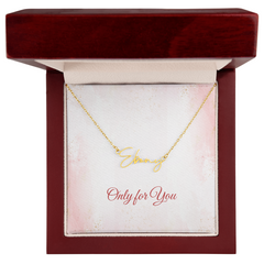 Only for You - Signature Style Name Necklace