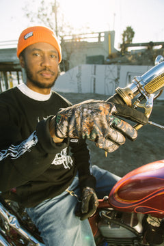 Mesh Top Motorcycle Gloves