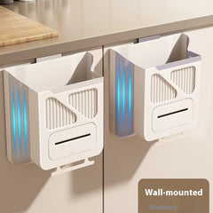 Wall-mounted Foldable Kitchen Trash Can