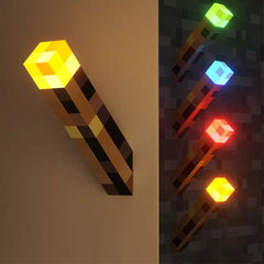 Minecraft Torch LED Night Light USB Rechargeable